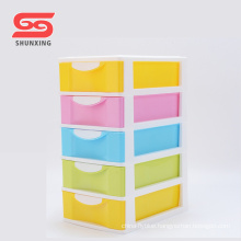 Office 5 layers box plastic stackable storage drawers